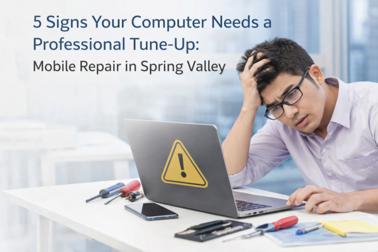 5 Signs Your Computer Needs a Professional Tune-Up: Mobile Repair in Spring Valley